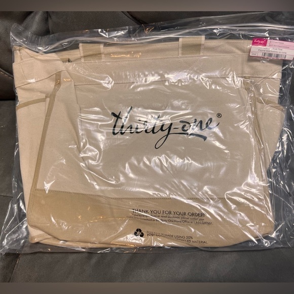 🚨Warm Sand Colorblock Canvas Boat Tote - Picture 10 of 11